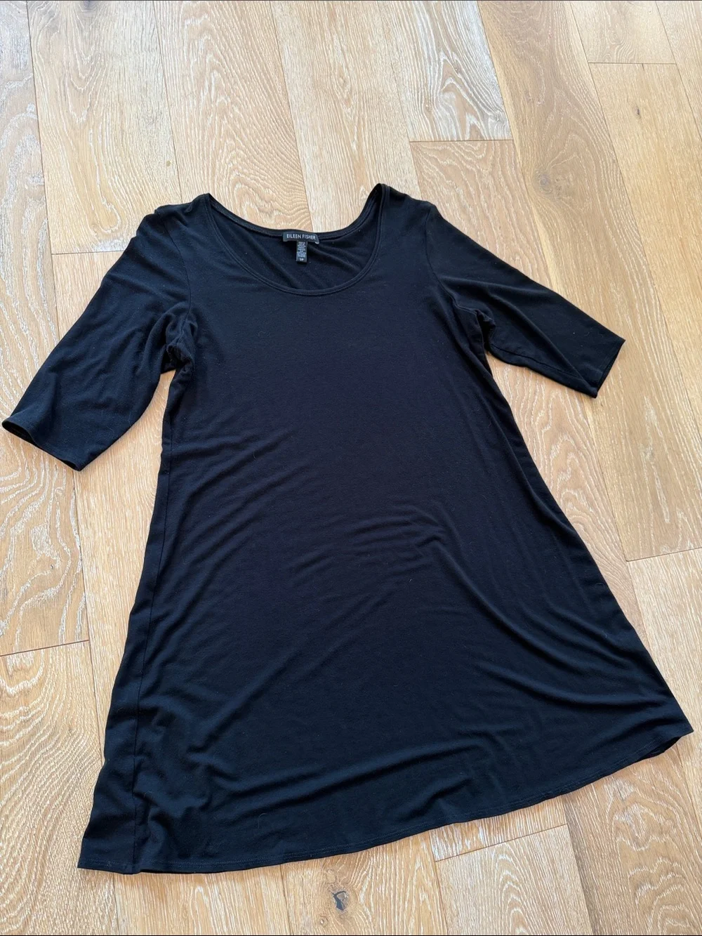 Eileen Fisher Black Dress Size Small Petite